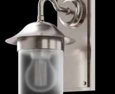 Burlington  Guild wall light -brushed nickel 2 instock