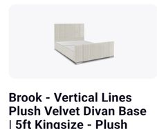king size bed and new mattress