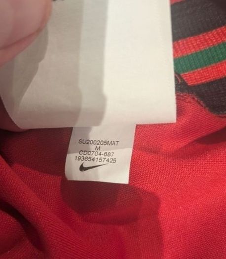 Authentic Portugal Home shirt jersey nike, original not reissue/copy med mens