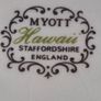 Casserole Serving Dish And Lid Myotts Hawaii Staffordshire England Image 3