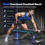 Weight Bench, 990 LBS/450KG Foldable Weight Benches for Home Gym, Adjustable Weight Bench with 72 Training Angles, Incline Bench Press for Full Body Image 3
