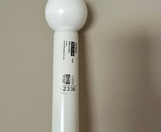 Curtain rod set, white, 120-210 cm 19 mm Ikea