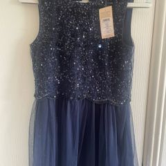 Lipsy girls navy dress