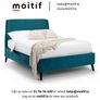 Fred Curved Velvet Bed 5'0" Bed Frame Image 2