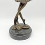 Ballerina - Patinated Bronze, Marble (Signed) Image 6