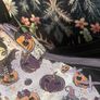 Handmade witch shoulder bag black and lilac Image 7