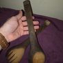 Olive wood and bone inlay salad spoon and fork Image 5