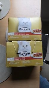Gourmet cat food, 2x24