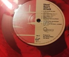 Queen  Sheer Heart Attack Red Translucent vinyl