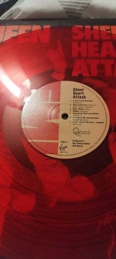 Queen  Sheer Heart Attack Red Translucent vinyl