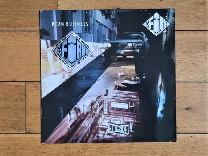 The Firm''Mean Business'' LP. P-1986.Jimmy Page/Paul Rodgers/Chris Slade/Tony Franklin.Excellent cond.