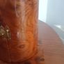 Antique Carved Madonna Figure in Walnut Case. Image 5