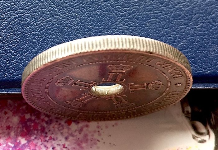 1894 Belgian Congo 10 Centimes