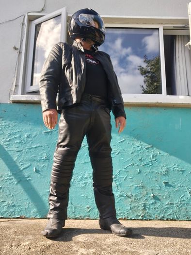 Motorcycle Leather Jacket & Trousers