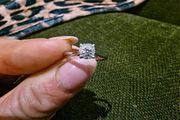 White Gold Diamond Ring Size N