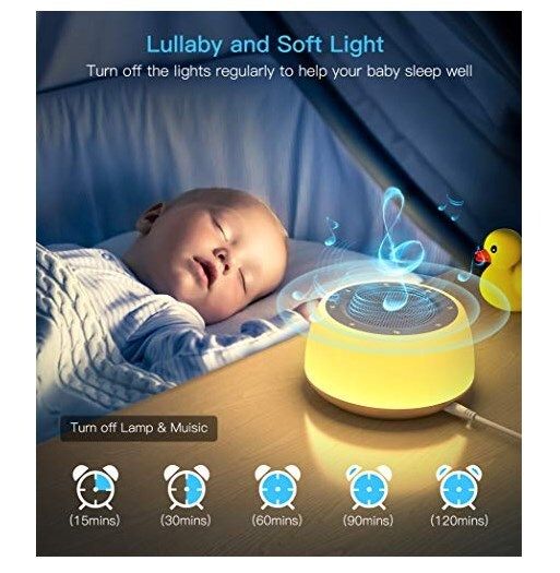 Jack & Rose White Noise Machine for Sleeping Baby Adults Kids