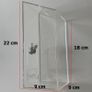 Charity/ Donation/ Suggestion Box/ Tip Container with Lock | Clear Acrylic Image 3