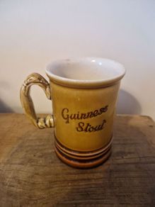 Vintage Guinness Stout Ceramic Tankard