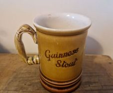 Vintage Guinness Stout Ceramic Tankard