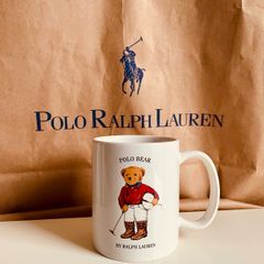 Vintage 1997 Ralph Lauren Polo Bear Mug Polo Match Bear Collector Piece