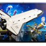 Lego NASA Discovery Shuttle 10283 & Wicked Brick Display Case Image 2