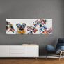 Colourful Painting - Dogs with glasses Image 6