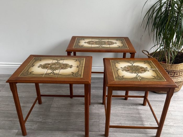 Mid Century Danish Nest of Tables