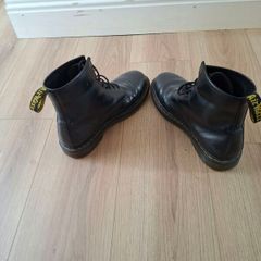 Dr. Martens Black Leather Boots 8 hole 1460 model UK Size 10