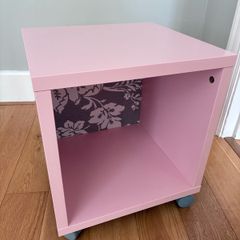 Ikea storage box on wheels.