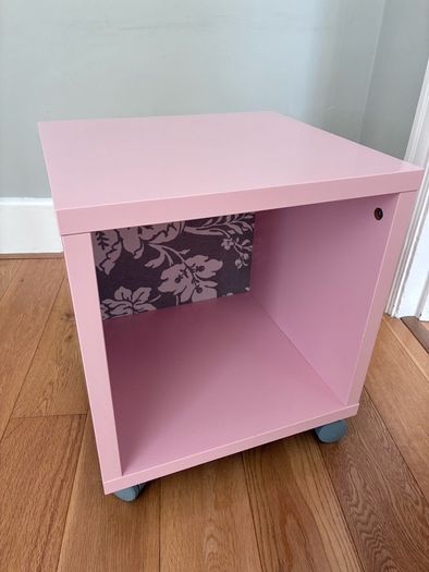 Ikea storage box on wheels.