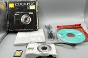 Nikon Digital Camera Coolpix L25 10.1MP White Tested + Full Kit - Boxed