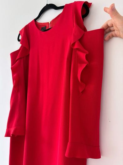 Pinko red cocktail dress