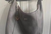 DKNY genuine leather hobo bag