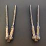 A Pair of Victorian Brass Plated Nutcracker / Lobster Cracker Vintage Metal Image 5
