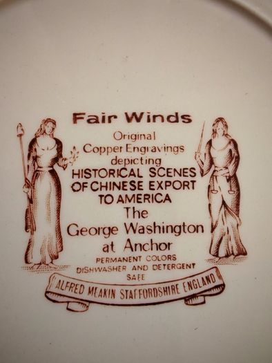 Vintage Alfred Meakin Fair Winds Dinner Tea Set Staffordshire