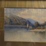1911 Watercolour of Lake Verney - Signed Image 3