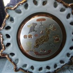 Japanese Zogan Decorative Plate