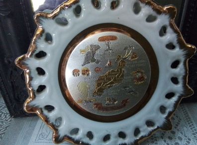Japanese Zogan Decorative Plate