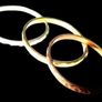 Vintage Hallmarked 9k Rose/White/Yellow Gold Rings Image 9