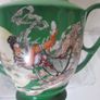 Vintage Chinese Emerald Green Teapot/ Sugar/Jug Deity Kwan Yin 1970s Image 4