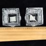 Pair Waterford Crystal Metropolis Votive Tealight Candle Holders Image 8