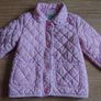Padded Pink Coat.   Age 2-3 Image 3