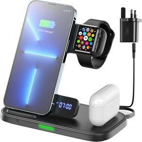 Qi-Certified 3 In 1 Fast Wireless Charger