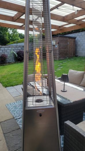 Rattan Garden Furniture 3+2+1+1 and Patio Heater