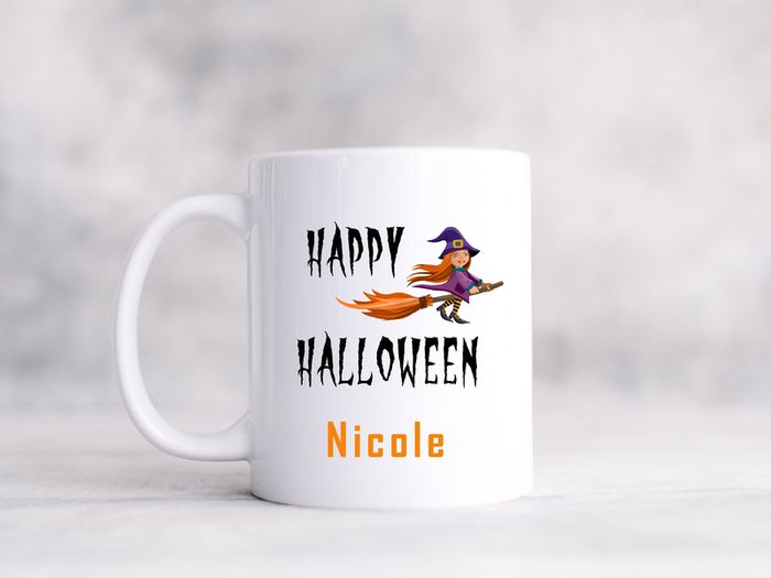 Personalised Novelty Halloween Mugs