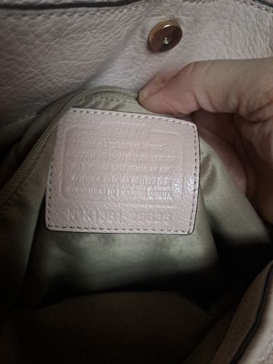 Soft Pink Coach Leather Handbag D1