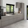 light oak slab kitchen doors Image 3