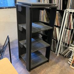 Hi FI Stand with vinyl storage and turntable isolation