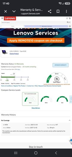Lenovo Loq 15irx10 15.6 Fhd 144hz | I5-13450hx | Rtx 5060 8gb | 16gb Ddr5 | 512gb Nvme | Excellent Condition