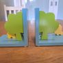 Children's wooden bookends Image 2